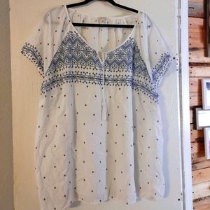 Sonoma flowy blouse